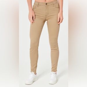 Hollister High-Rise Khaki Skinny Pants, Never Used